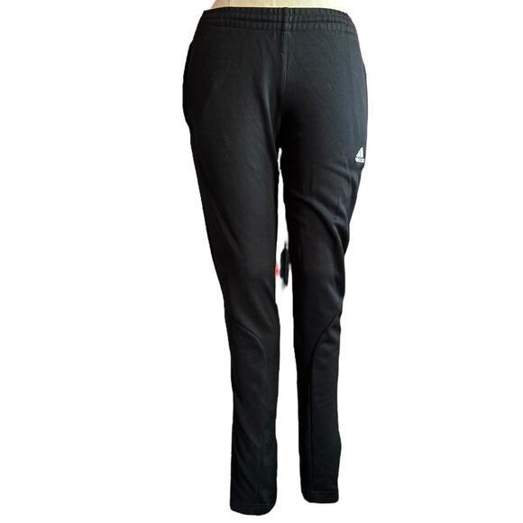 Adidas Pants Womens Size XS Black Workout Gym Outdoors Training Walking Running - Picture 1 of 8